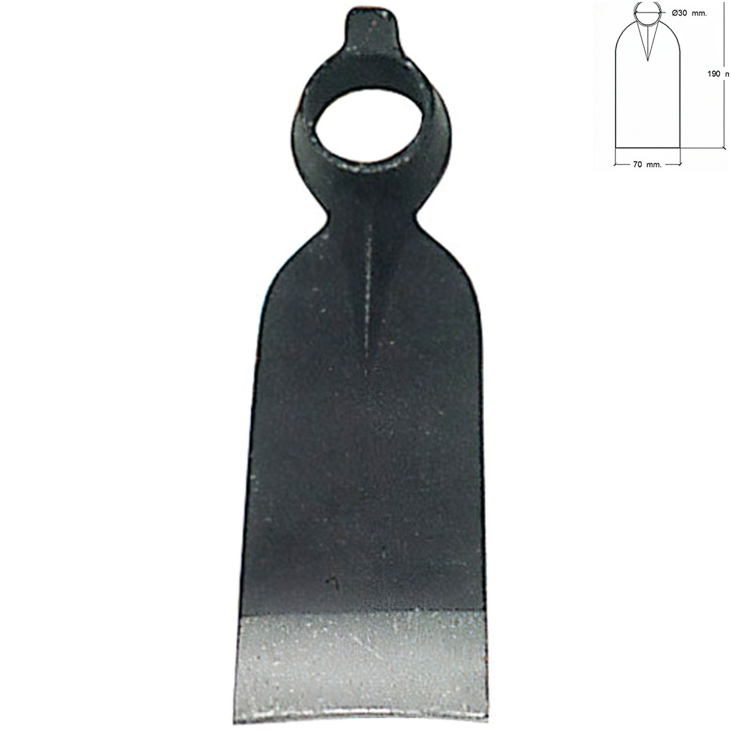 Azada Forjada Sin Mango 210/ 460 Gramos