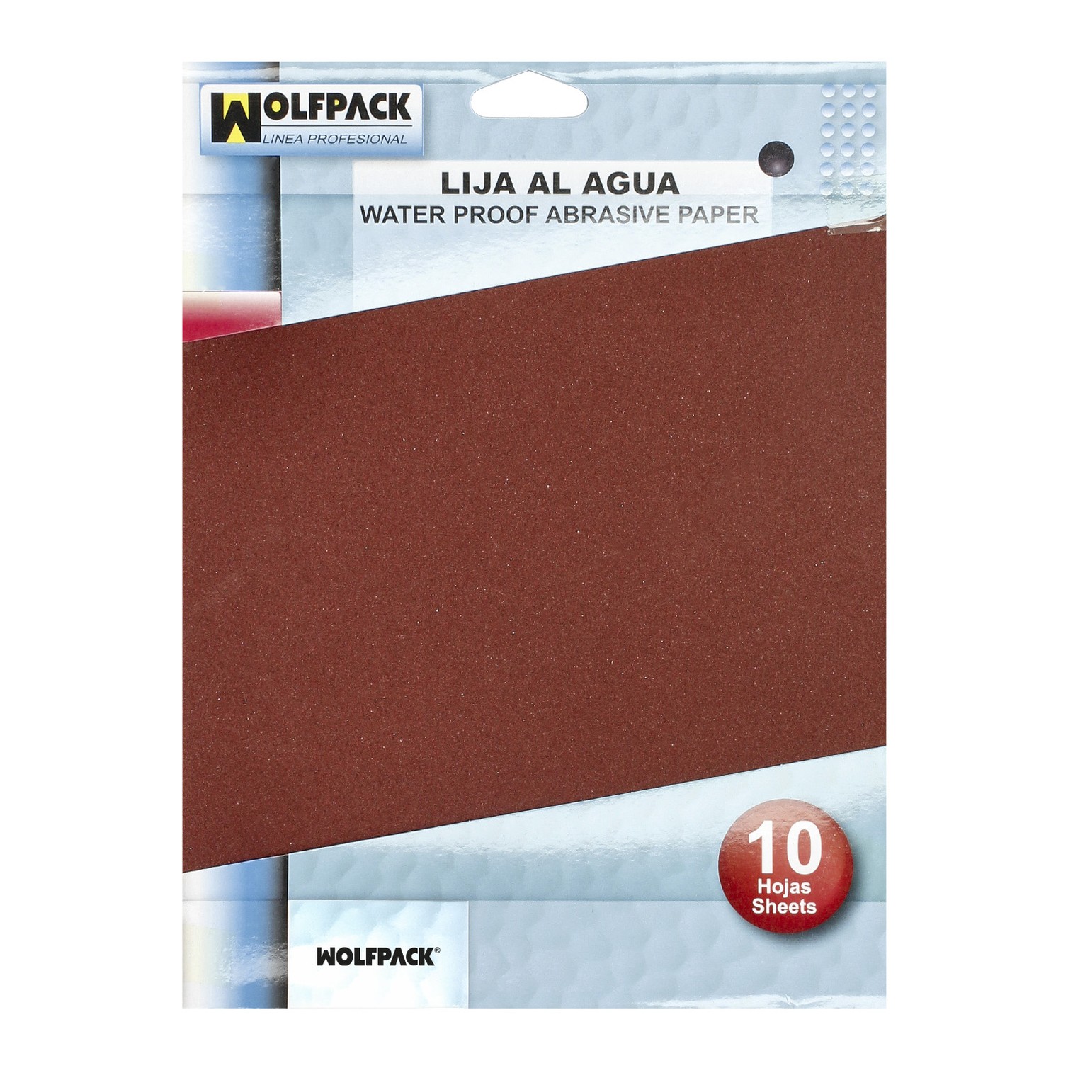 Lija Agua Grano 400 (Pack 10 Pliegos)