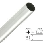 Barra Armario Cromado Redondo 12 mm. Ø (Barra 1,5 metros) [+5 variaciones de Diámetro/Largo Disponibles]