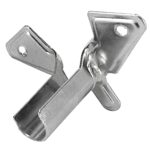 Soporte Barra 12 mm.Ø Cromo Lateral