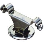 Soporte Barra 12 mm.Ø Cromo Techo Doble