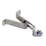 Soporte Barra 12 mm.Ø Cromo Frontal Extensible