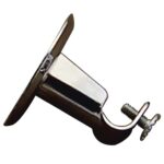Soporte Barra 12 mm.Ø Cromo Techo Redondo