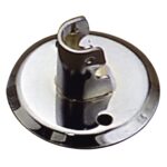 Soporte Barra 12 mm.Ø Cromo Lateral Redondo