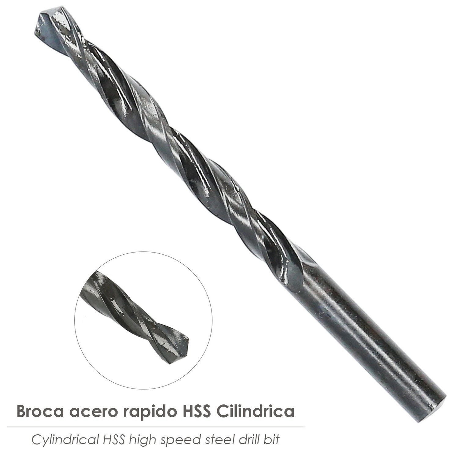 Broca Acero Rapido Hss Cilindrica Ø 4,00 mm. Wolfpack