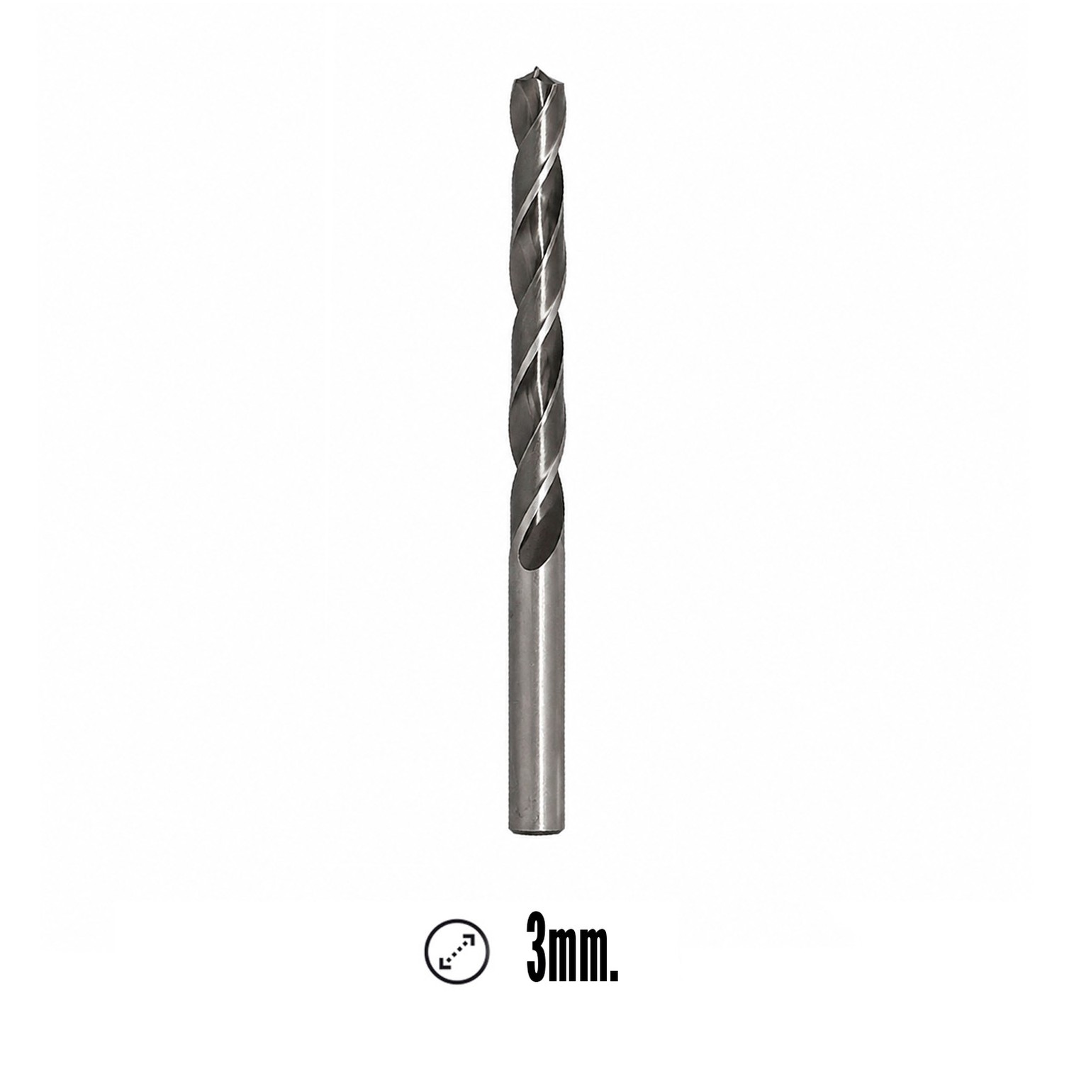 Broca Espiral Madera y Plástico Wolfpack 3,00 mm.