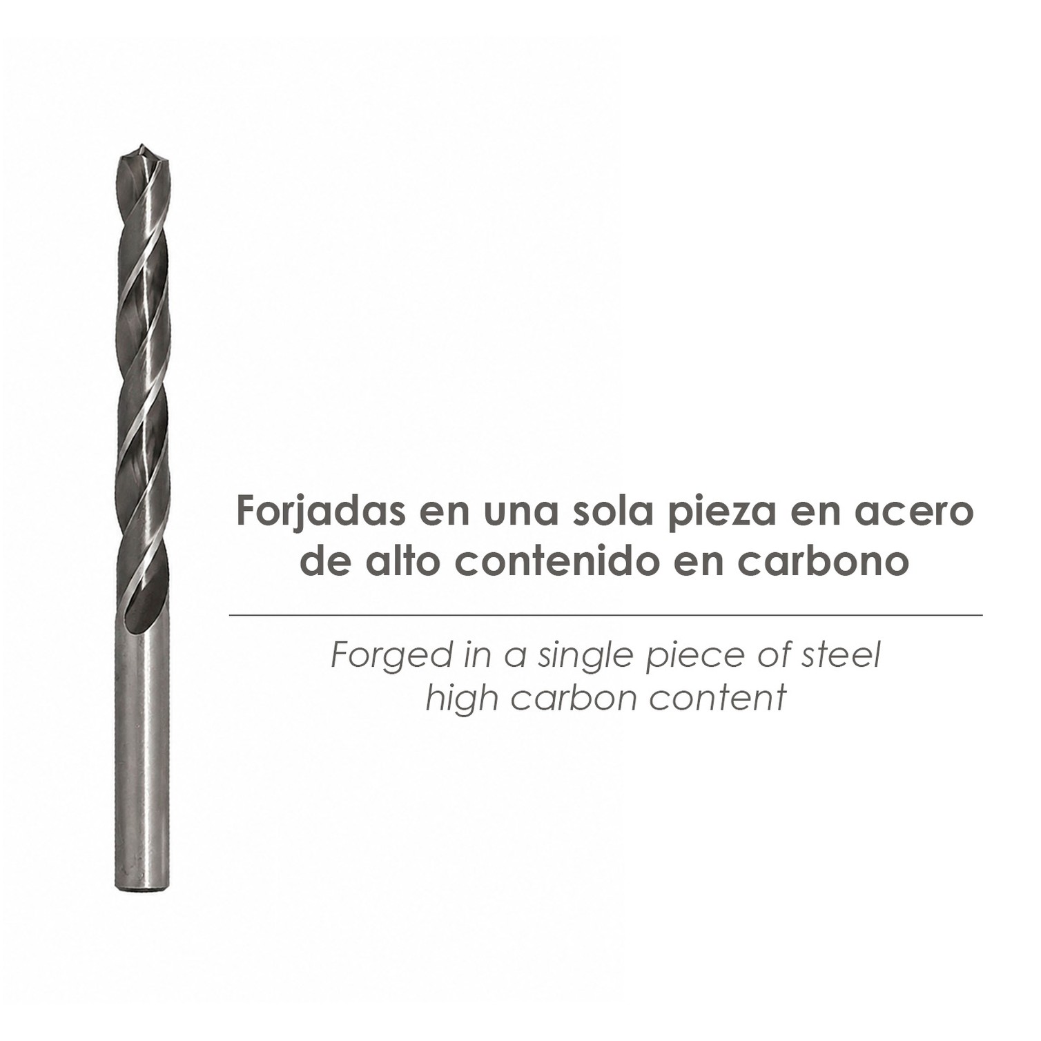 Broca Espiral Madera y Plástico Wolfpack 12,00 mm.