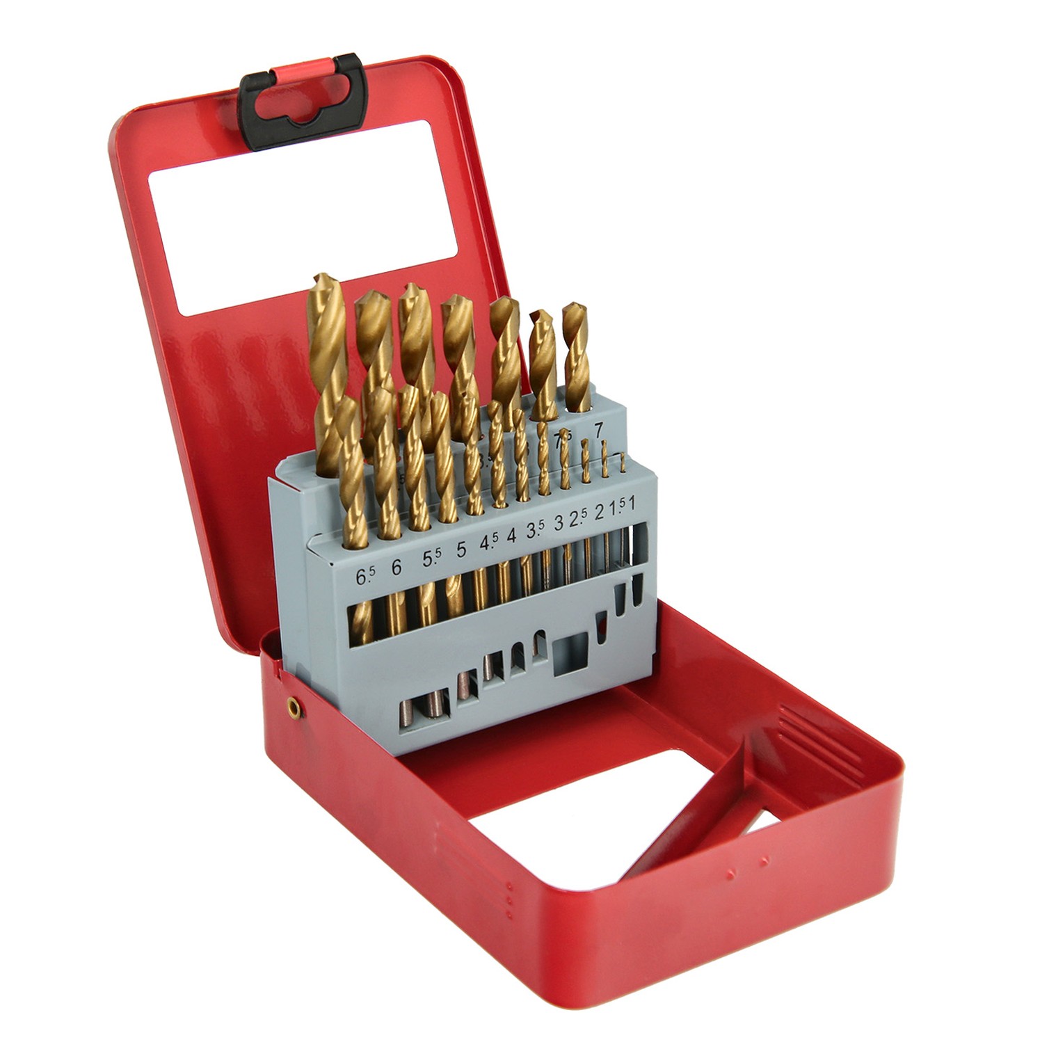 Estuche Brocas Hss Titanio 1-10 mm. 19 Piezas