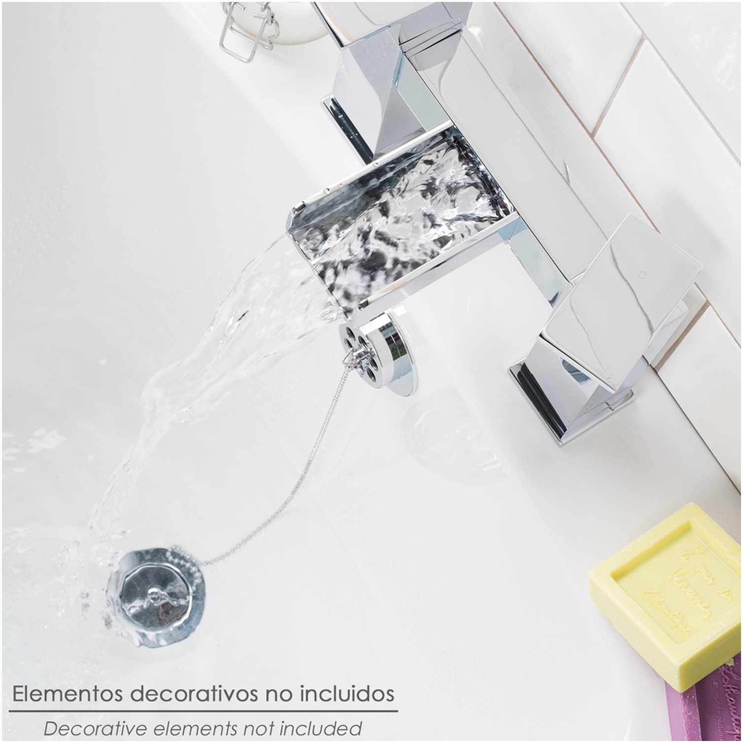 Cadenilla Lavabo 25 cm. (Sin Tapón)