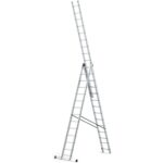 Escalera Aluminio Industrial 14+14+14 3x4 mt.