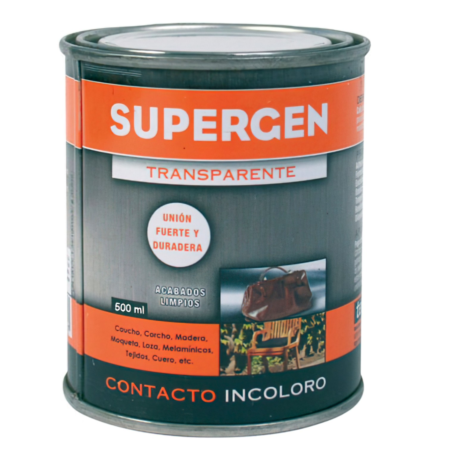 Pegamento Supergen Incoloro 500 ml.