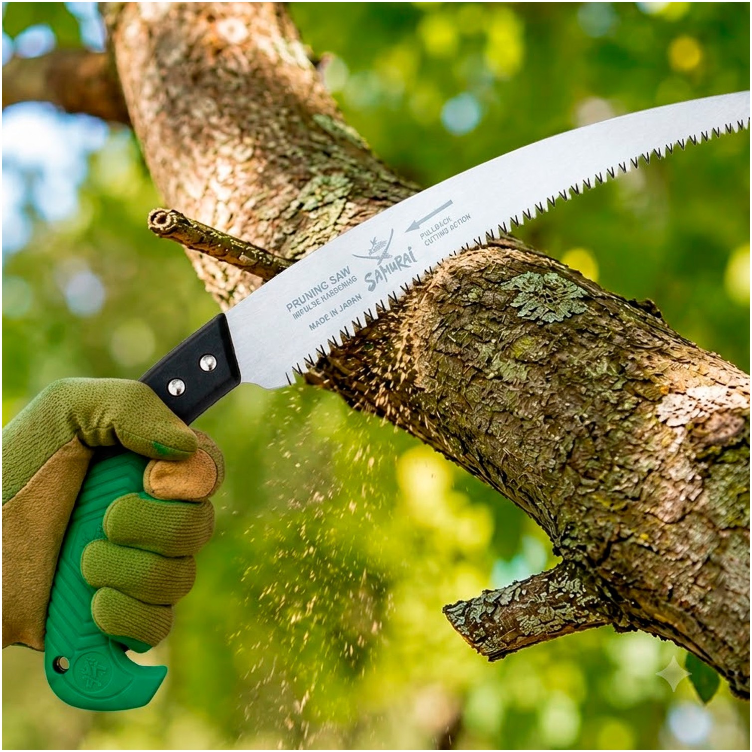 Serrucho Samurai Curvo Mango TPR 330 mm.