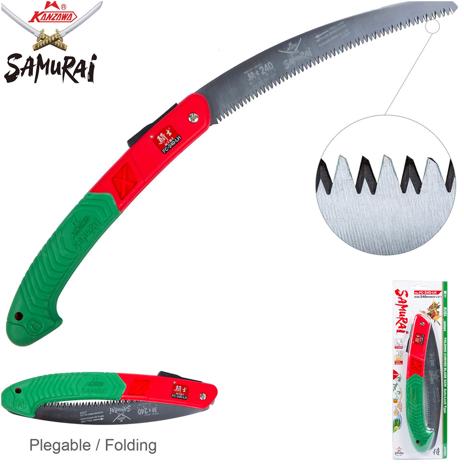 Serrucho Samurai GC Plegable 240 mm.