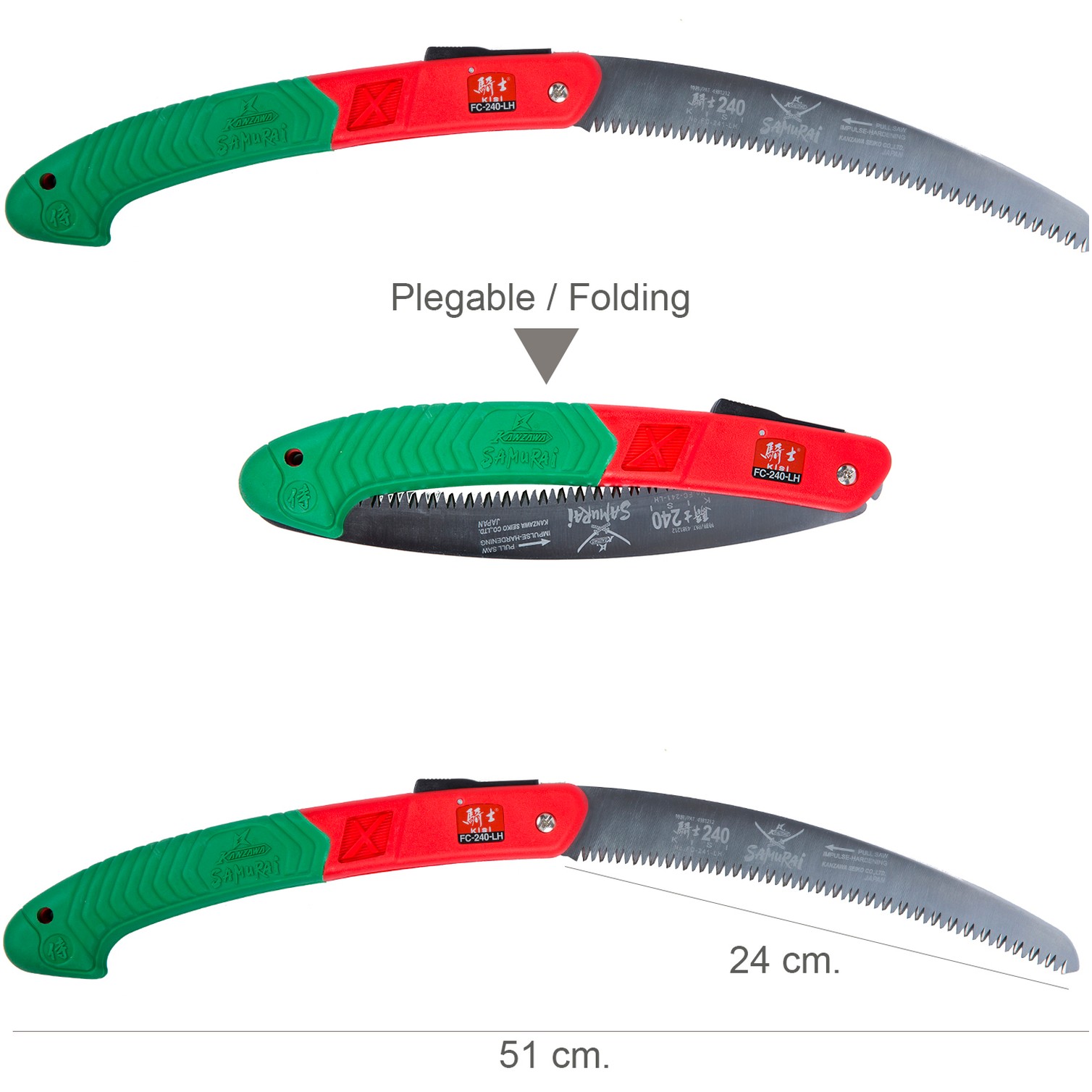 Serrucho Samurai GC Plegable 240 mm.