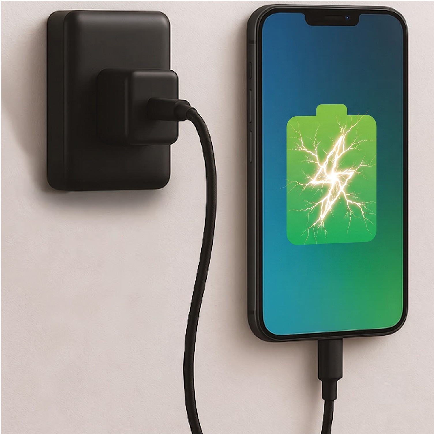 Cable Trenzado Usb C / Usb C 3,0 Ah 100 cm. 60 Wh.