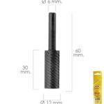 Fresa Rotativa Para Metal Cilindrica Ø 12 mm. Para Taladro / Fresadora