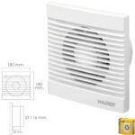 Extractor Humos Baño 16 Watt. Salida Ø 116 mm. Extractor Humo, Extractor Baño, Extractor Baño Humos,extractor Olores,