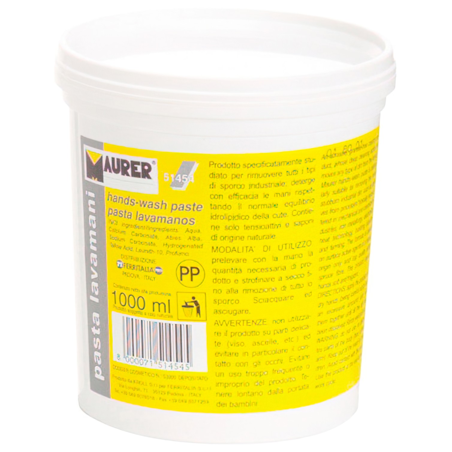 Pasta Lavamanos Maurer 1,0 L.