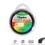 Hilo Nylon Desbrozadoras Cuadrado Dentado Profesional Ø 3,0 mm. Rollo 12 metros. Hilo Nylon Corte Desbrozadores Hierba,