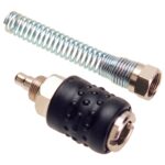 Enchufe Rapido Con Muelle Manguera 6x8 mm. (Blister 1 pieza)