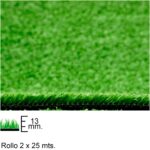 Cesped Artificial 13 mm. Rollo 2 x 25 metros. Uso Domestico