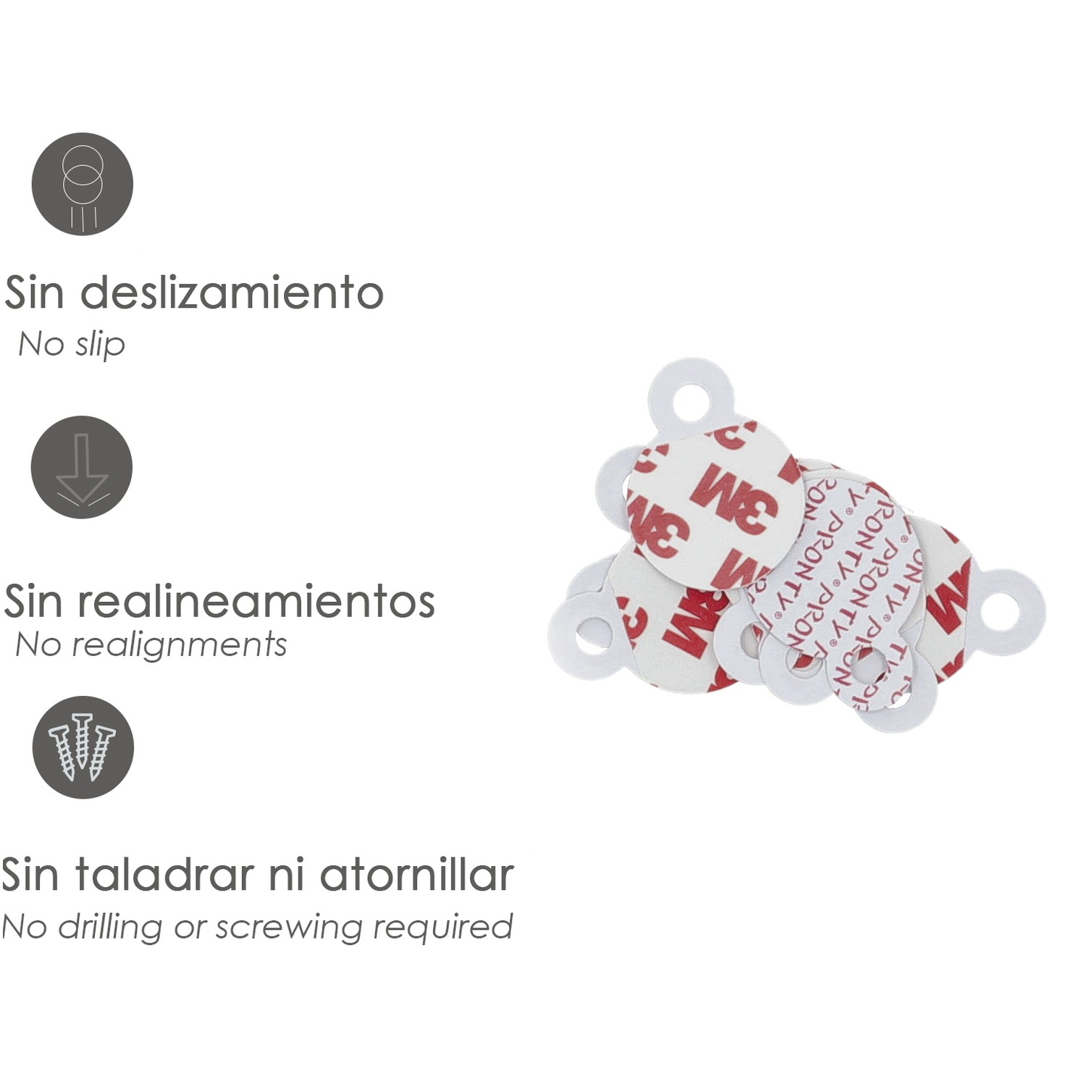 Cuelga Cuadros Pvc (Blister 12pzs)
