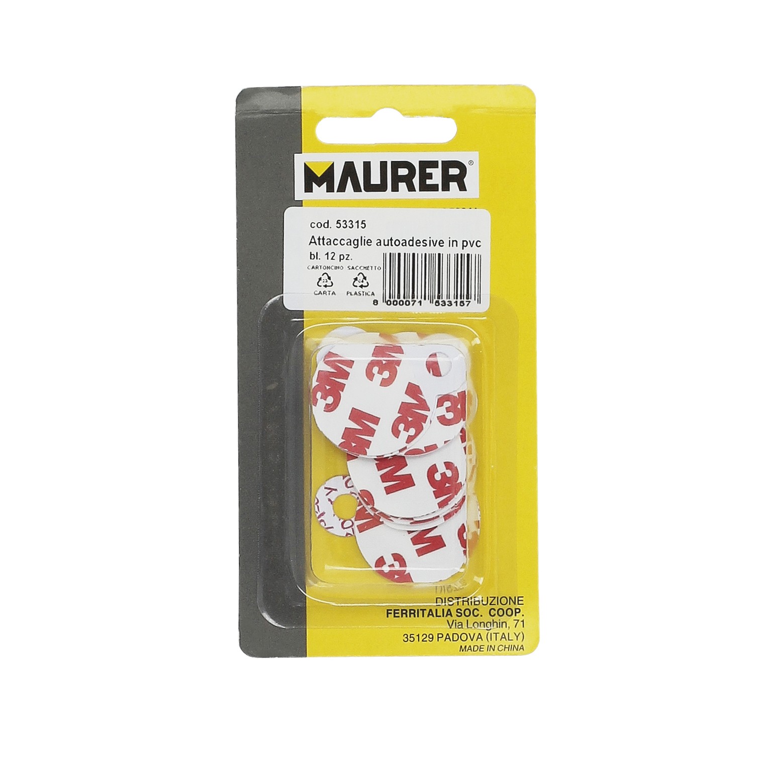 Cuelga Cuadros Pvc (Blister 12pzs)