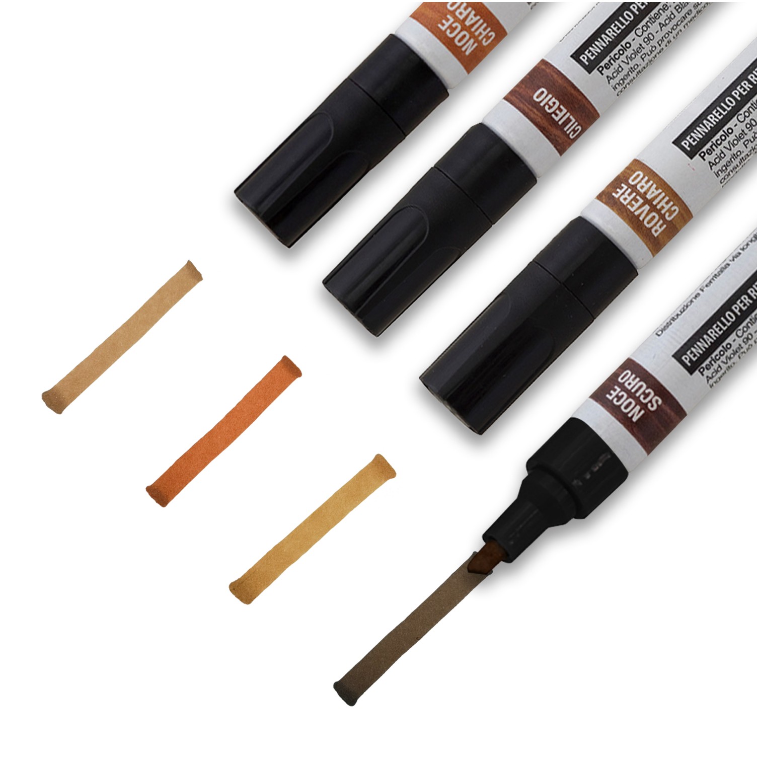 Rotulador Profesional Retoque Madera Color Nogal Oscuro