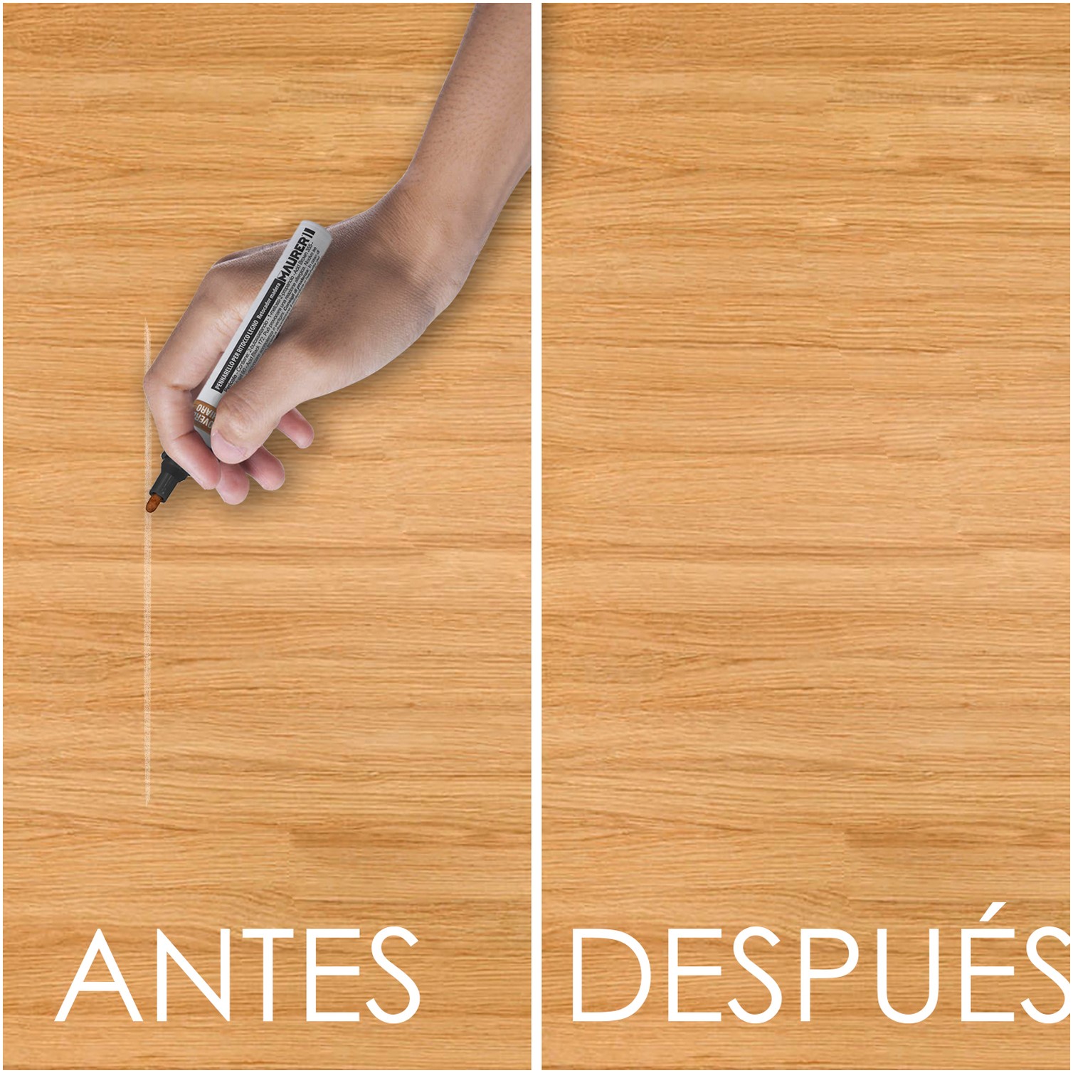 Rotulador Profesional Retoque Madera Color Roble