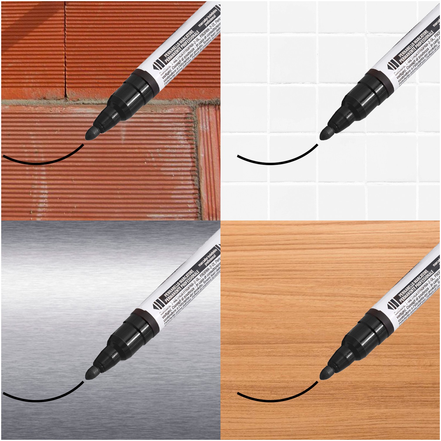 Rotulador Permanente Profesional Negro