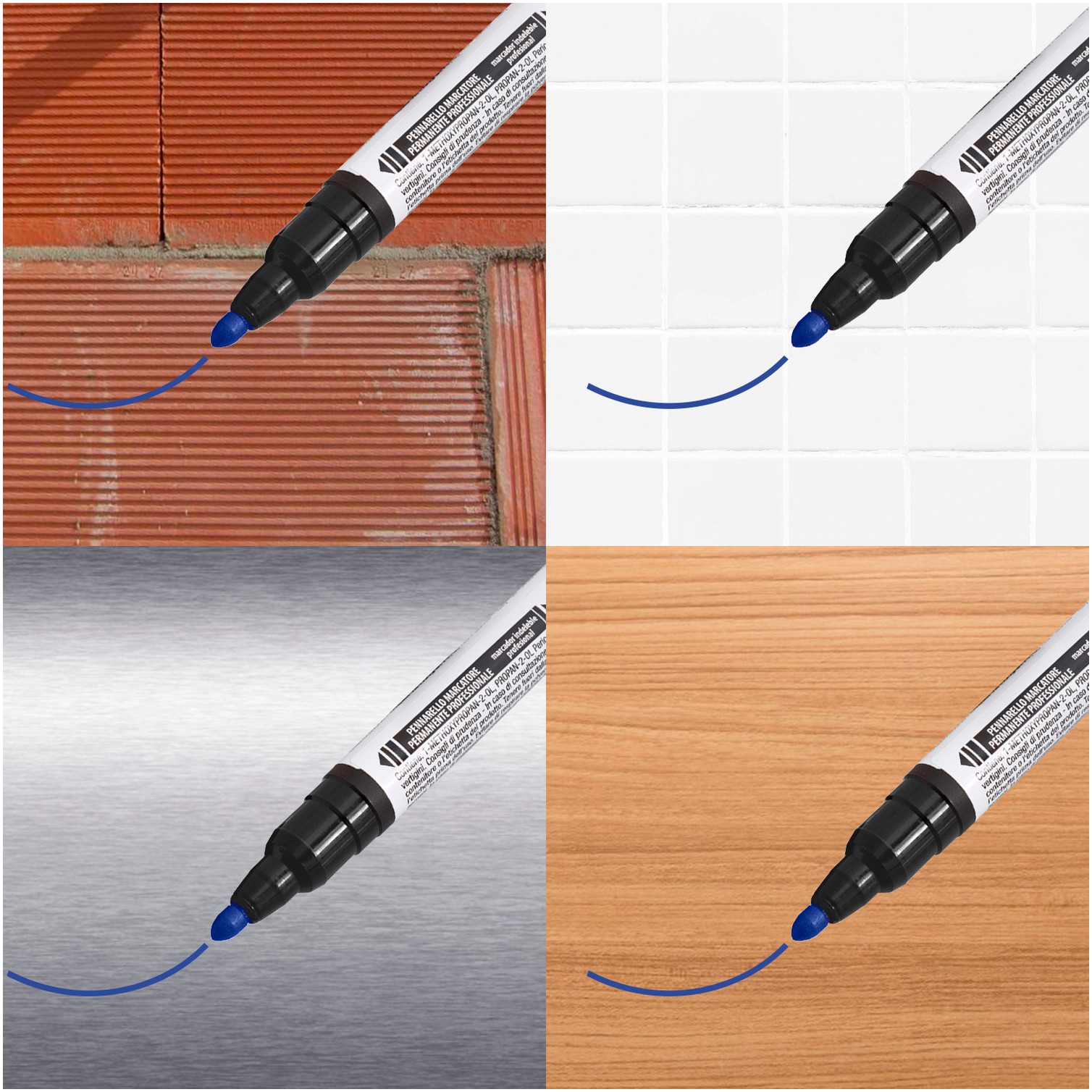 Rotulador Permanente Profesional Azul