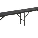 Banco Plegable Gris Antacita 180x28x43cm.