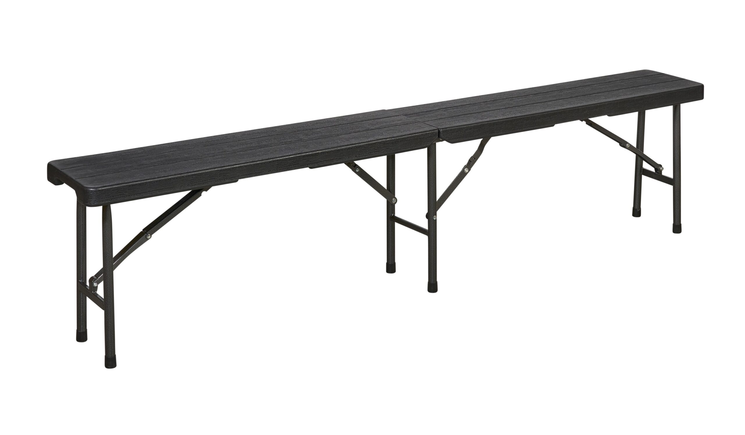 Banco Plegable Gris Antacita 180x28x43cm.