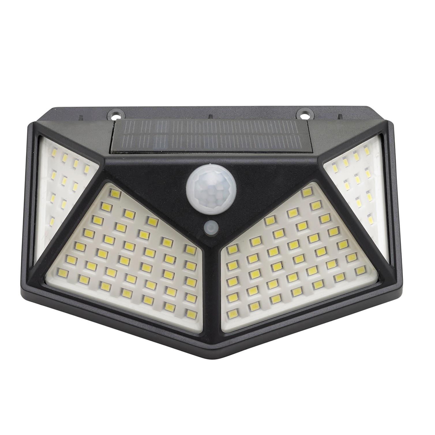 Aplique Solar Led Con Sensor De Luz y De Movimiento 270 Lumenes Ip4x Foco Led A Bateria, Foco Solar.