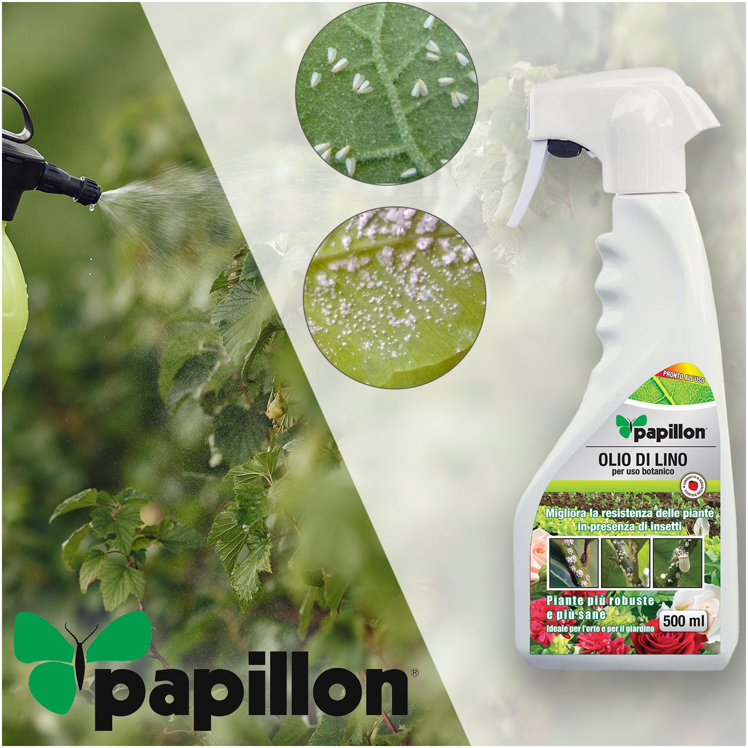Aceite De Linaza Para Pulgon Cochinilla.500 ml