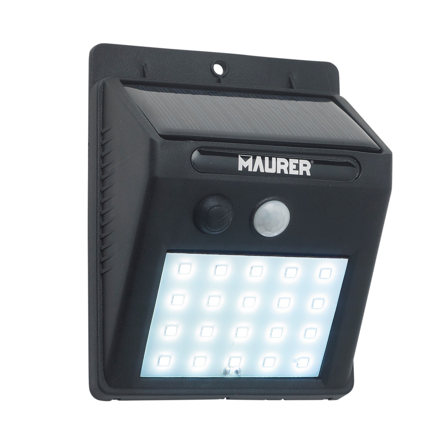 Aplique Foco Solar LED Exterior IP65, 200 Lumenes, Sensor Movimiento y Crepuscular, Foco Led Bateria, Foco Solar Bateria,