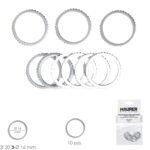 Adaptadores / Reductores Disco Corte Madera Ø 20 a Ø 16 mm. (Bolsa 10 piezas)