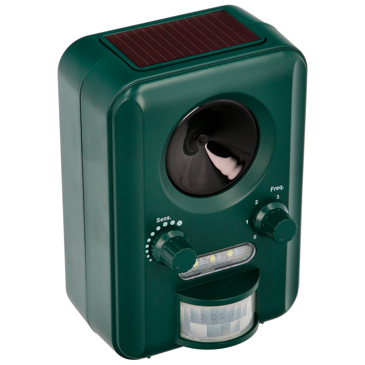 Ahuyentador Ultrasonidos Animales Funcionamiento Solar / Usb. Ahuyenta Roedores, Ratones, Gatos, Perros, Aves, Pajaros, Etc