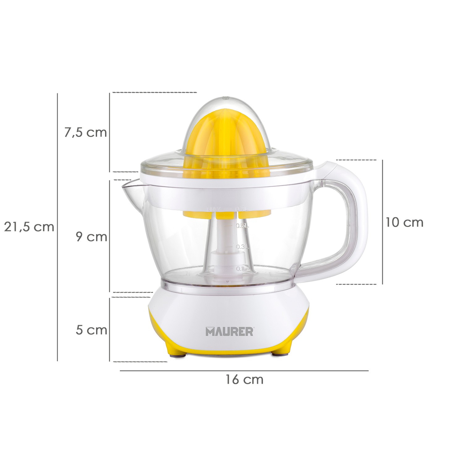 Exprimidor Naranjas Electrico 25 Watt. Capacidad 700 Ml. Exprimidor Zumo Narajas, Exprimidor Fruta