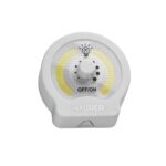 Linterna LED Armario Dinmerable A Pilas (3 AAA) 220 Lumenes Con Iman, Gancho y Adhesivo