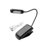 Linterna LED De Mesa / Lectura Bateria Recargable (1.000 mAh) 30 Lumenes Con Clip, 3 Tonos De Luz y 3 Niveles De Luminosidad