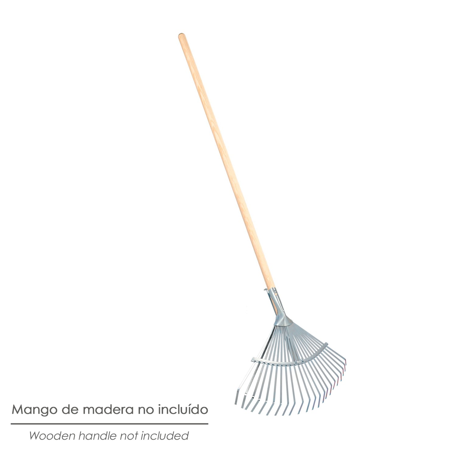 Rastrillo Metalico Para Jardin Ancho Regulable 31,5 A 43,5 cm. rastrillo Hojas, Cepillo Jardin, Escoba Metalica, Escoba Jardin