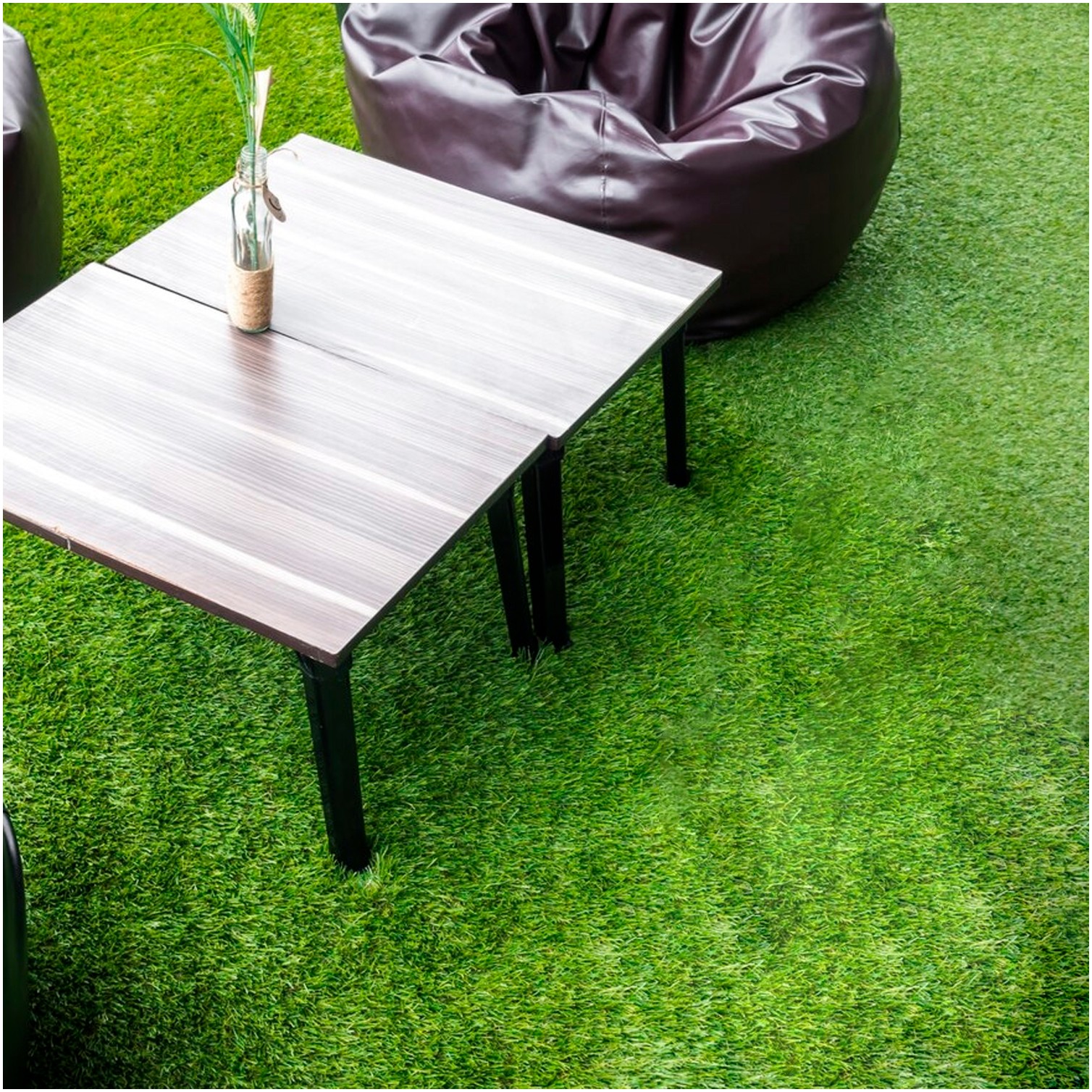 Cesped Artificial 20 mm. Rollo 2x10 metros. Césped Moqueta Para Interior y Exterior. Jardín, Terraza, Balcón. Uso Domestico
