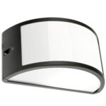 Plafon Aplique IP 1/2 Luna Abierto Negro