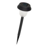 Lampara Solar Jardin Plastico Ø 10,5 x 38 cm. Protección IP44