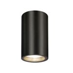 Lampara Techo Foco Gu10 Ip65 Negro Aplique Techo, Luz Jardín, Lámpara Jardín, Luz Exterior, Aplique Jardín