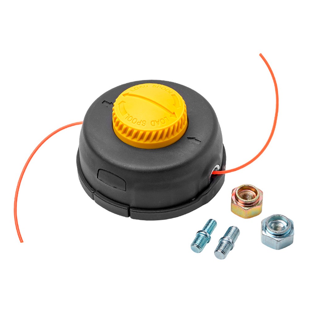 Cabezal Desbrozadora Universal Carga Exterior Con 3 Adaptadores
