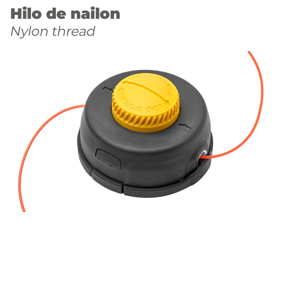 Cabezal Desbrozadora Universal Carga Exterior Con 3 Adaptadores
