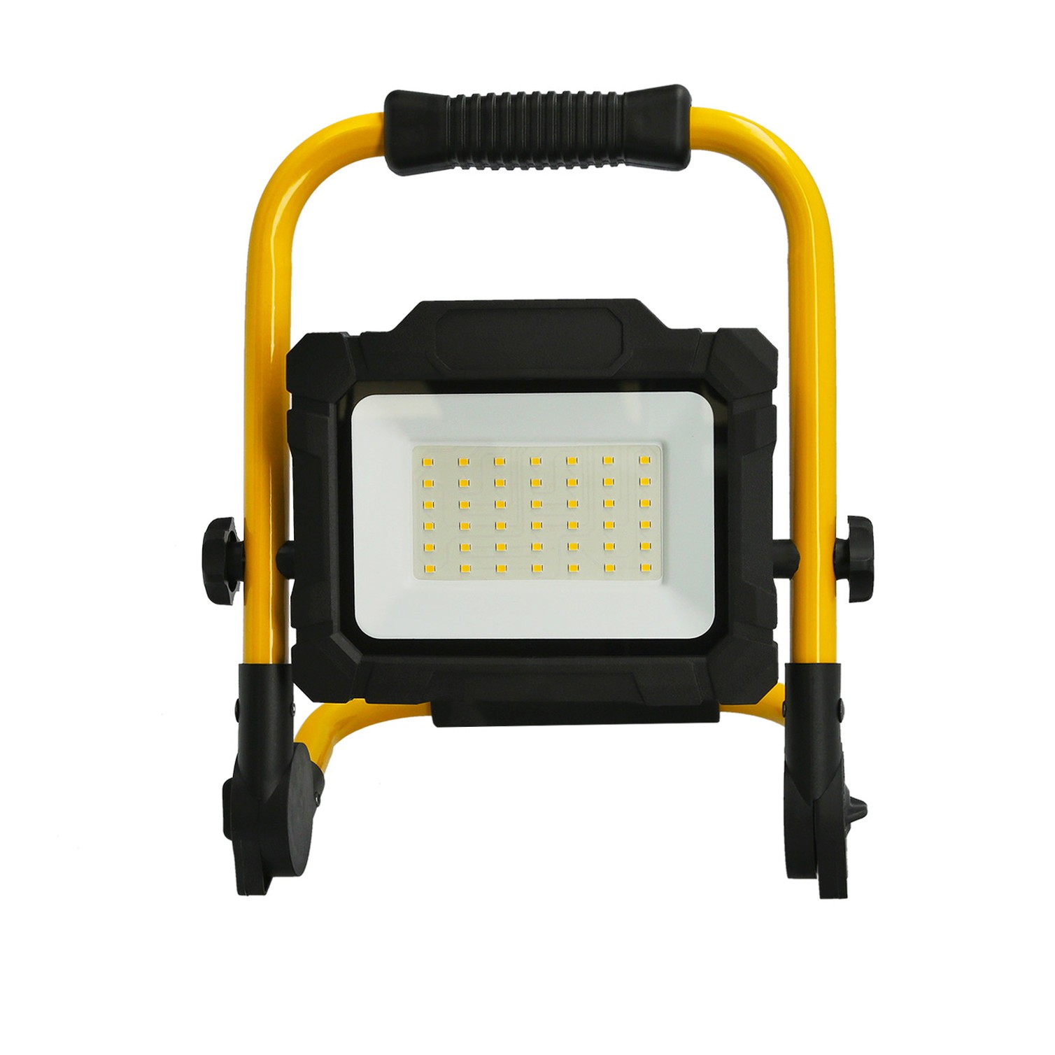 Foco Led Plano 30 Watt. Luz Blanca 4000º K IP 65 3300 Lumenes Con Asa de Transporte