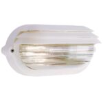 Plafón Palpebra IP54 Oval Blanco
